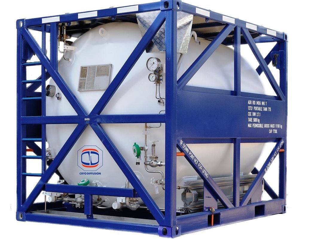低温袋氮可运输的ISO容器