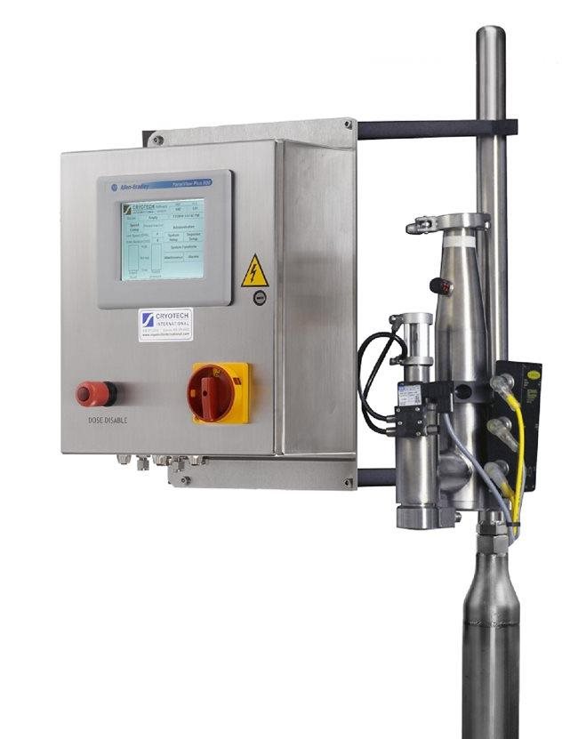 Inerter liquid nitrogen dosing system