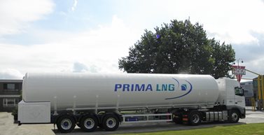 rimorchio per il trasporto di gas naturale liquefatto